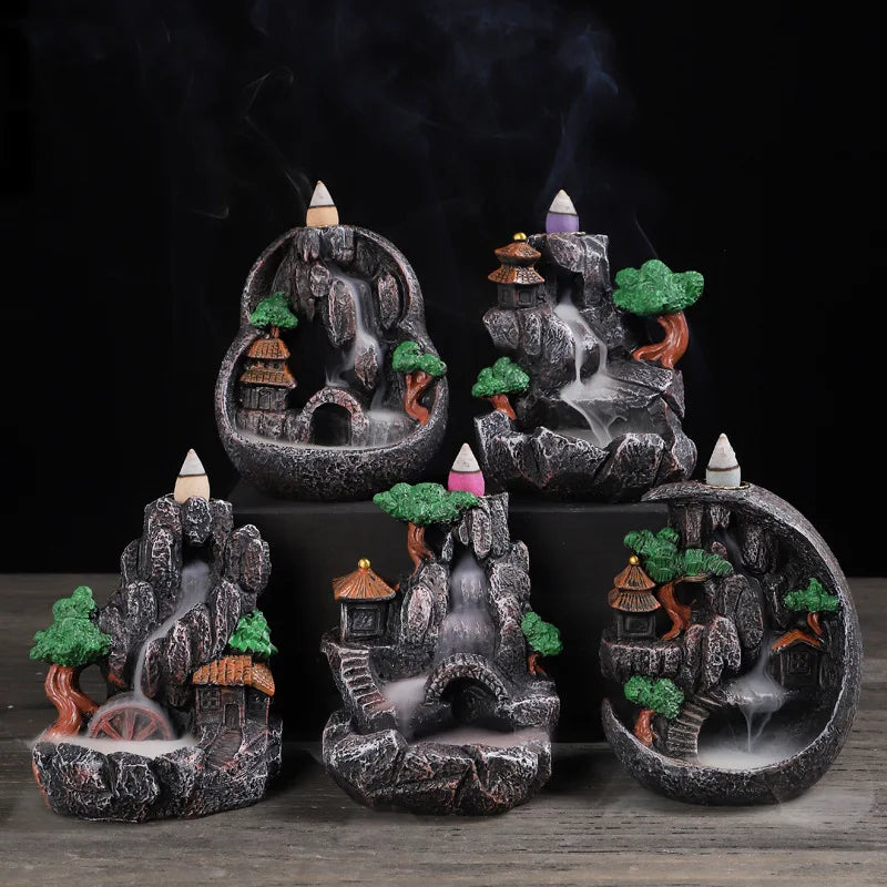 Havez® Cascades Backflow Incense Burner Collection