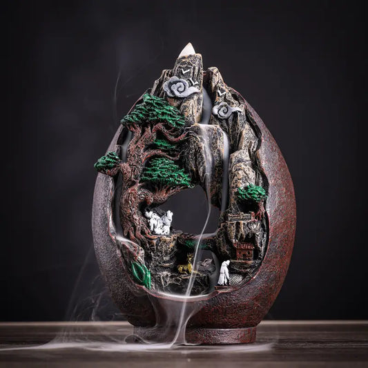Havez® Mountain Stream Backflow Incense Holder