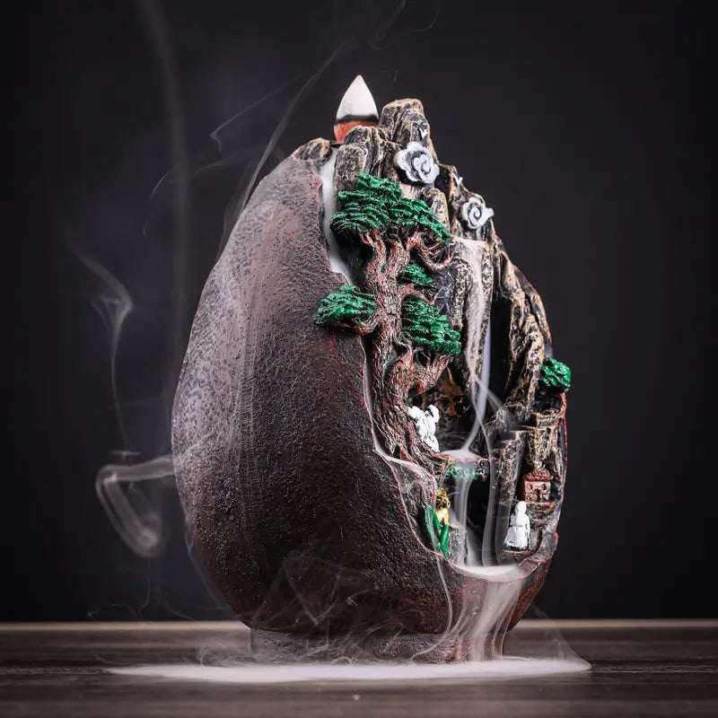 Havez® Mountain Stream Backflow Incense Holder