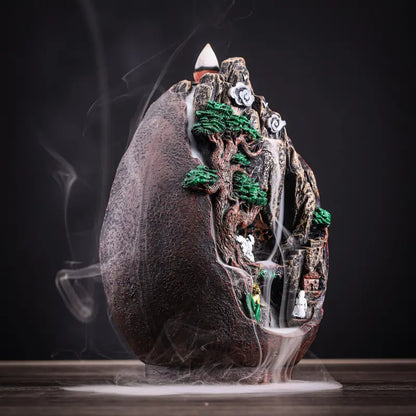 Havez® Mountain Stream Backflow Incense Holder