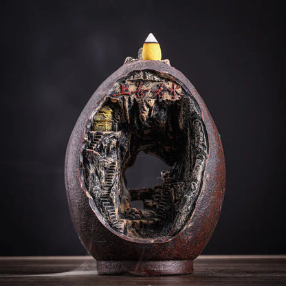 Havez® Mountain Stream Backflow Incense Holder