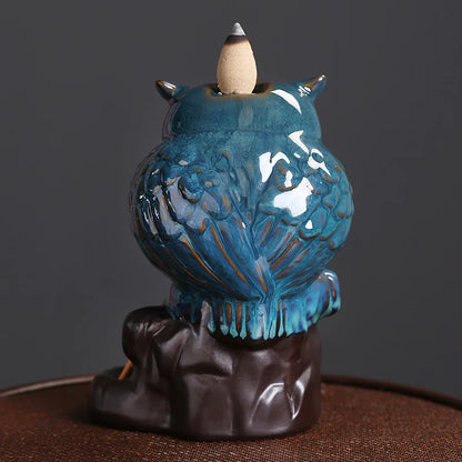 Havez® Owl Backflow Incense Burner
