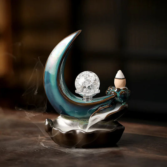 Havez® Lunar Serenity Backflow Incense Burner
