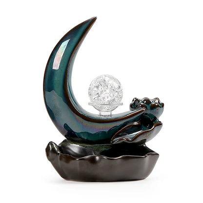 Havez® Lunar Serenity Backflow Incense Burner