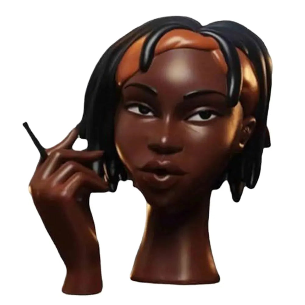Havez® Elegant Black Women Head Incense Burner