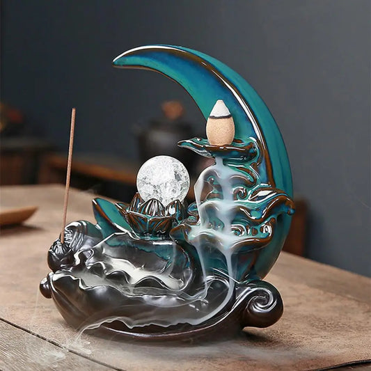 Havez® Moonlit Serenity Backflow Incense Burner