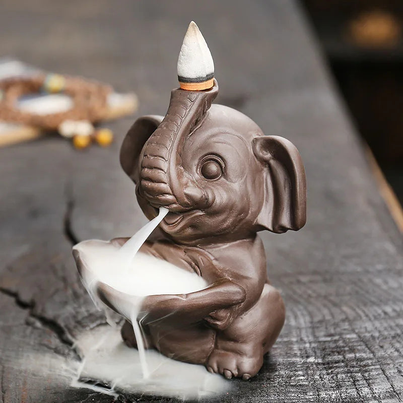Havez® Cute Elephant Incense Burner Design
