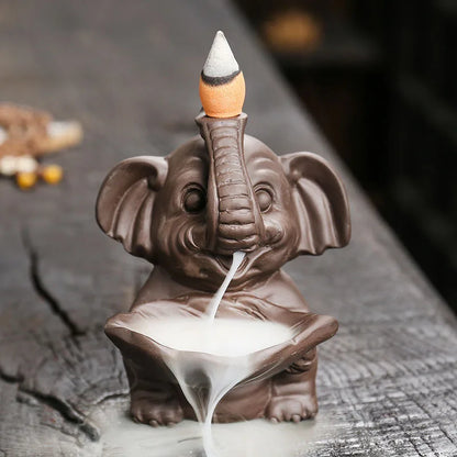 Havez® Cute Elephant Incense Burner Design