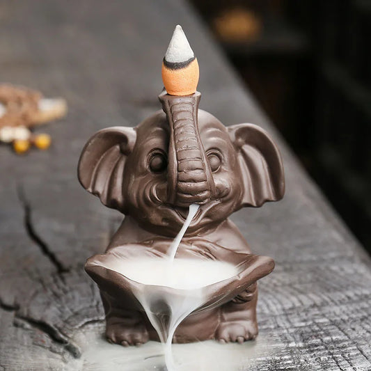Havez® Cute Elephant Incense Burner Design