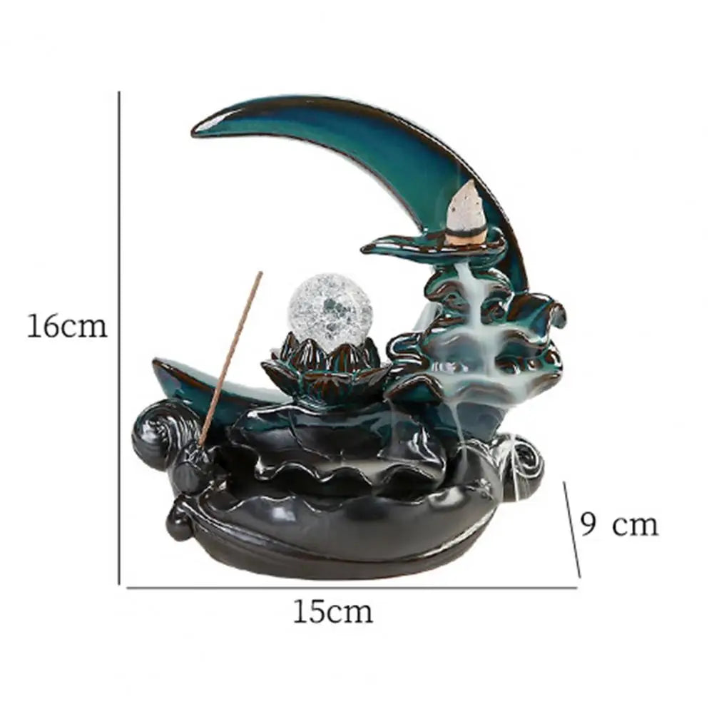 Havez® Moonlit Serenity Backflow Incense Burner
