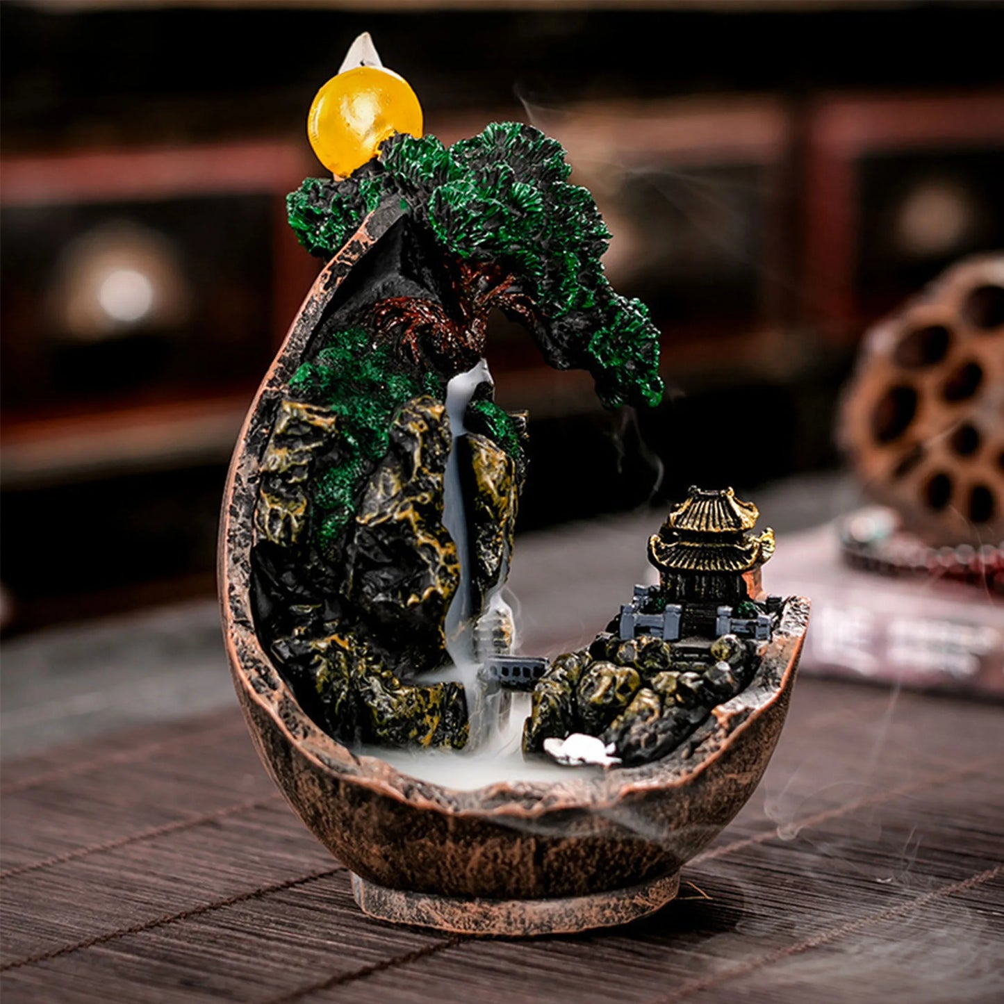 Havez® Celestial Falls Backflow Incense Burner