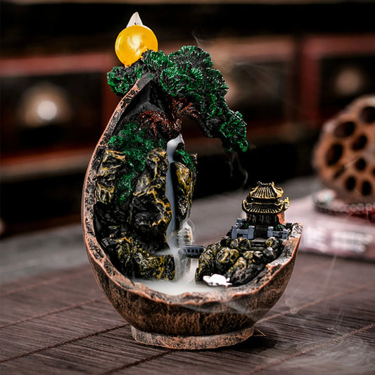 Havez® Celestial Falls Backflow Incense Burner