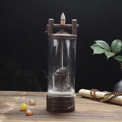 Havez® Glass Tower Incense Burner