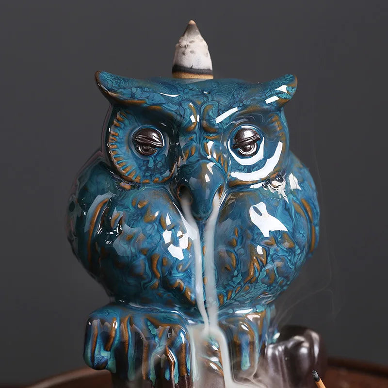 Havez® Owl Backflow Incense Burner