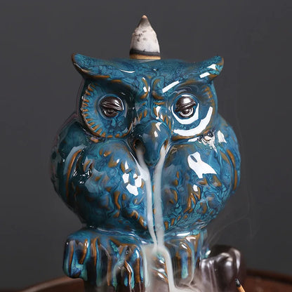 Havez® Owl Backflow Incense Burner