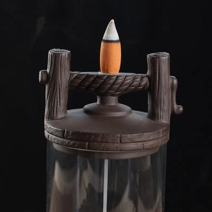 Havez® Glass Tower Incense Burner