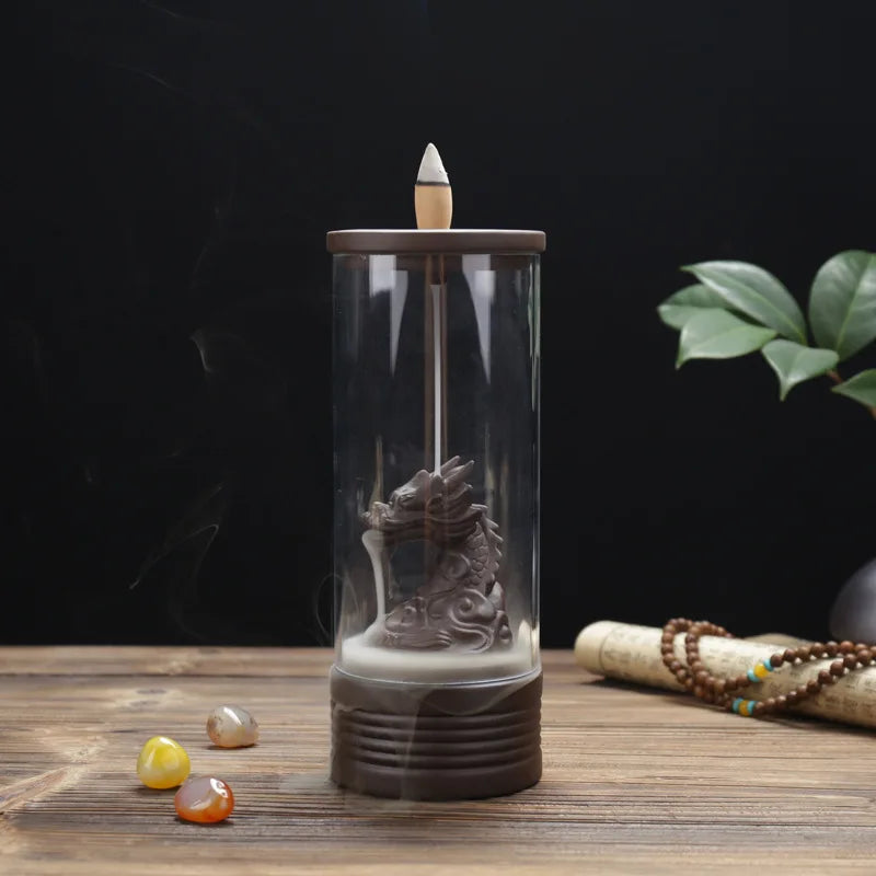 Havez® Glass Tower Incense Burner