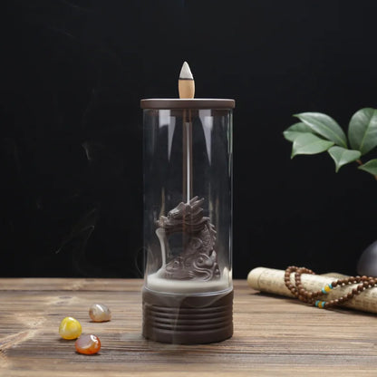 Havez® Glass Tower Incense Burner