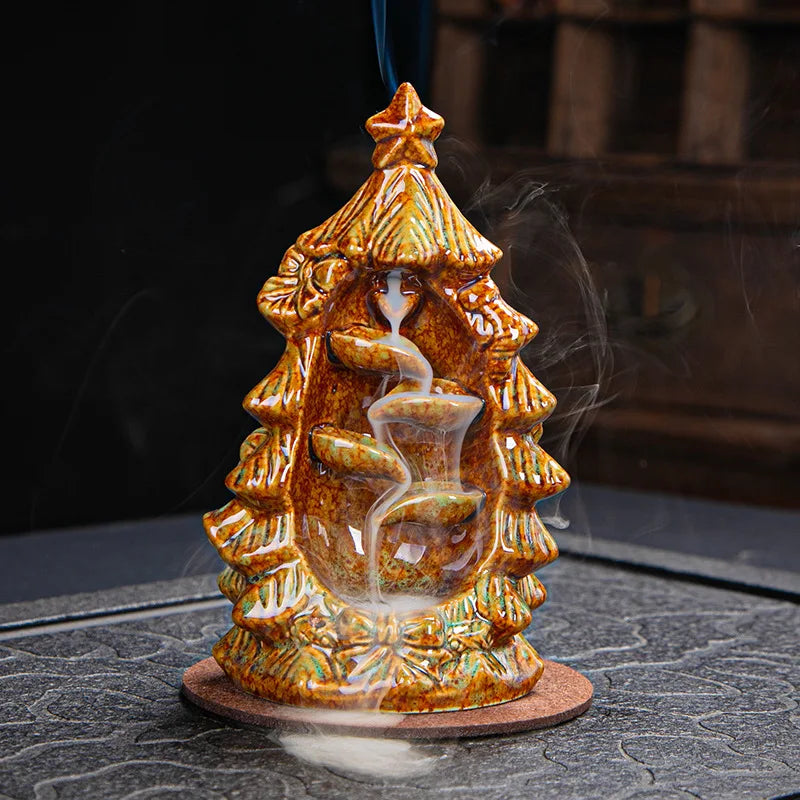Havez® Christmas Tree Backflow Incense Burner
