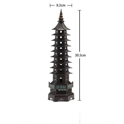 Havez® Wenchang Tower Metal Incense Holder
