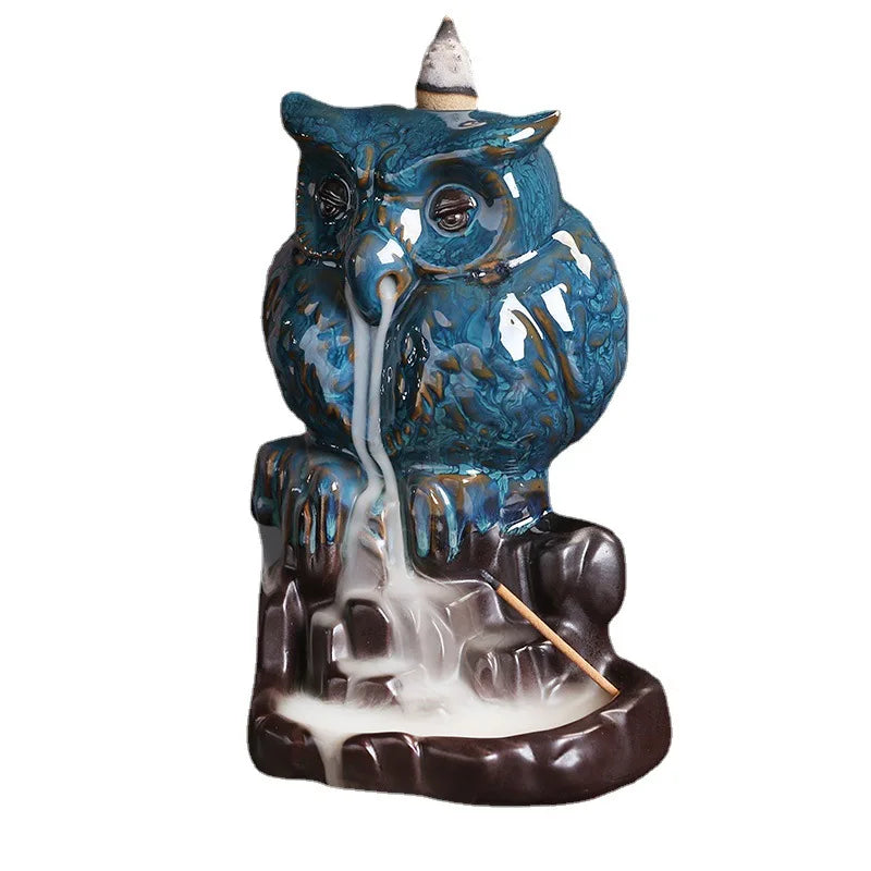 Havez® Owl Backflow Incense Burner