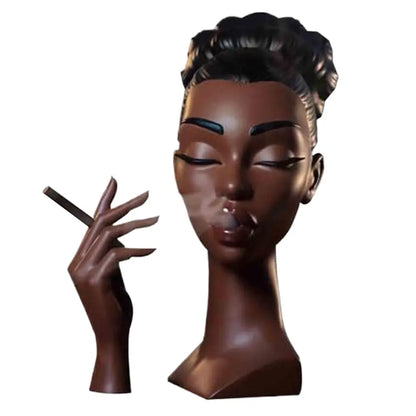 Havez® Elegant Black Women Head Incense Burner