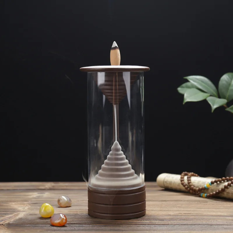 Havez® Glass Tower Incense Burner