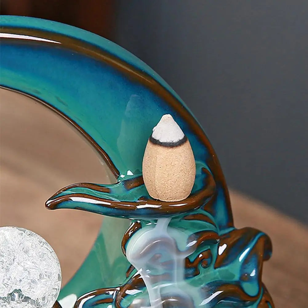 Havez® Moonlit Serenity Backflow Incense Burner
