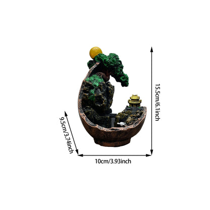 Havez® Celestial Falls Backflow Incense Burner