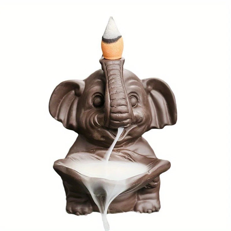 Havez® Cute Elephant Incense Burner Design