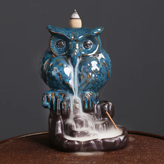 Havez® Owl Backflow Incense Burner