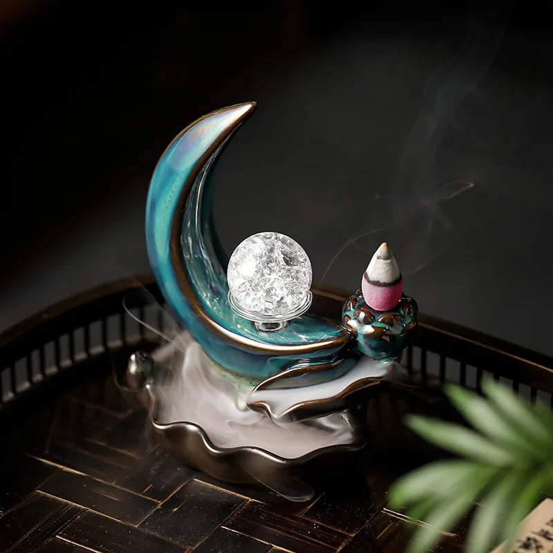 Havez® Lunar Serenity Backflow Incense Burner