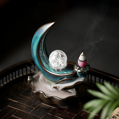 Havez® Lunar Serenity Backflow Incense Burner