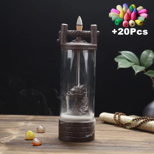 Havez® Glass Tower Incense Burner